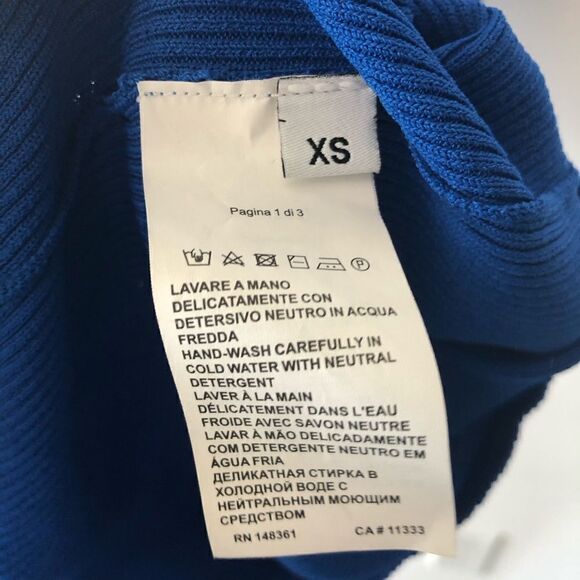 pinko • bodycon cut out dress royal blue - Picture 8 of 9